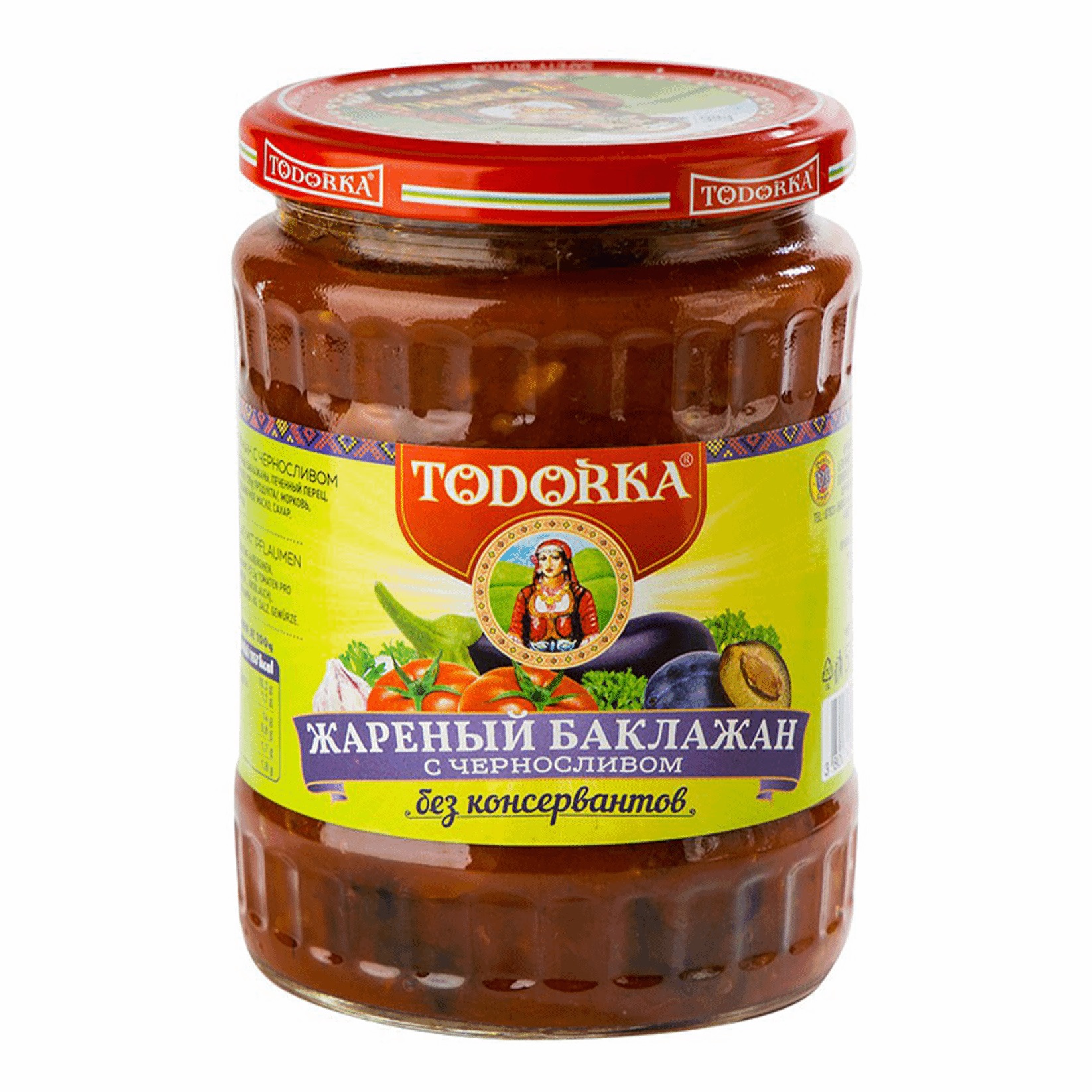 

Баклажаны Todorka жареные с черносливом 550 г