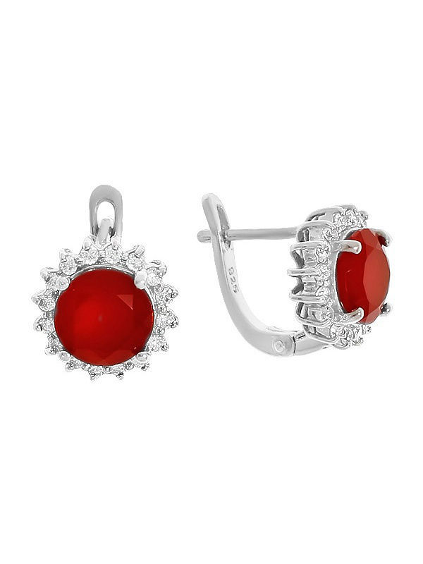 

Серьги из серебра с сердоликом Balex Jewellery 2405936938, 2405936938