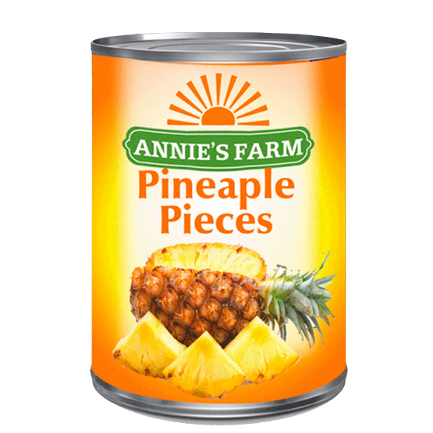 

Ананасы Annie's Farm кусочки в легком сиропе 565 г