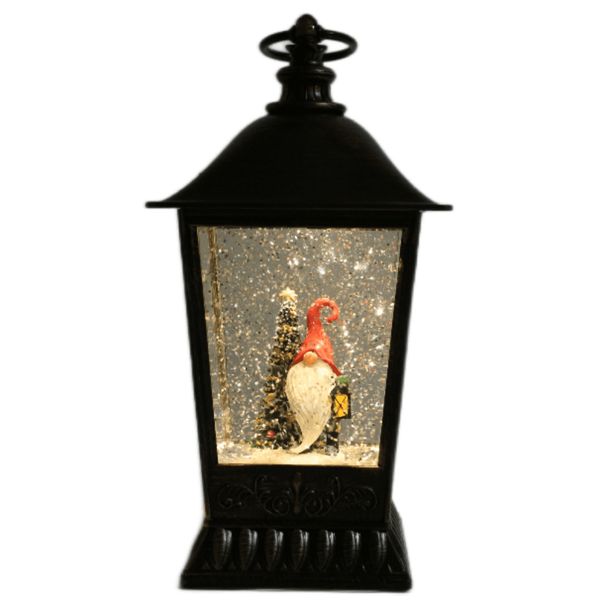 

Новогодний фонарь LED WDL 22004 Гном у ёлки 2 режима USB 24х12х12, Коричневый