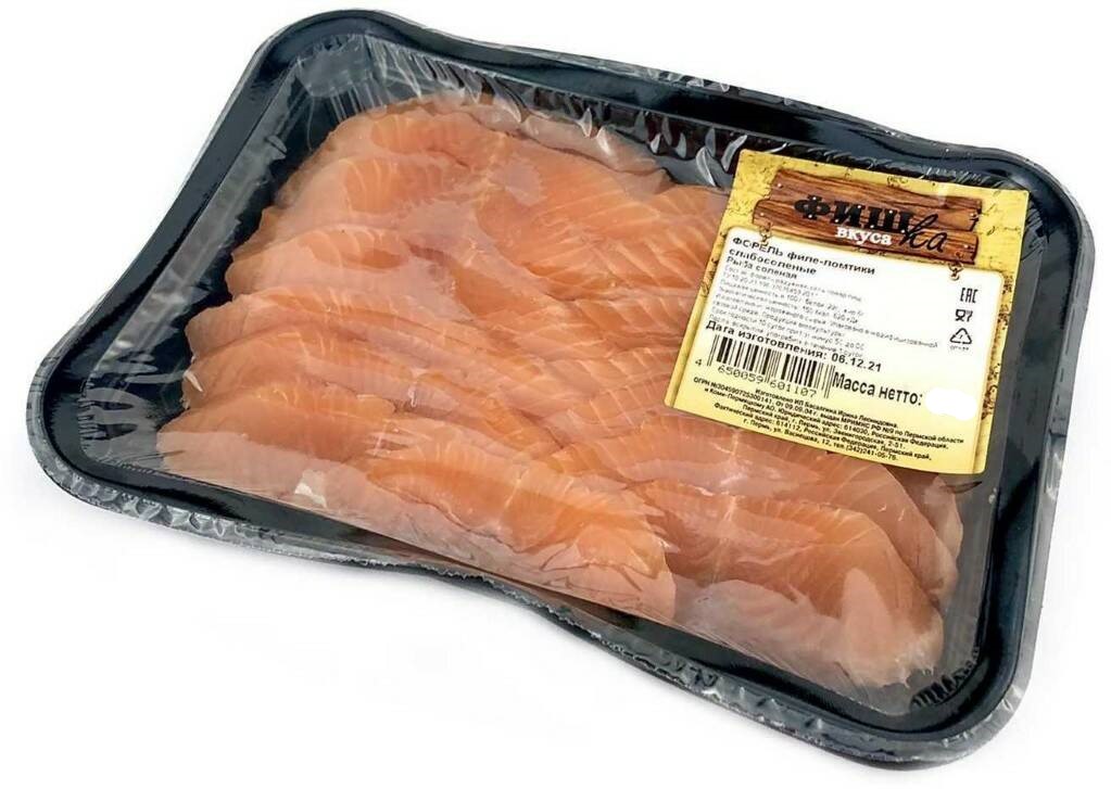 

Форель Фишка Вкуса филе-ломтик слабосоленая 200 г