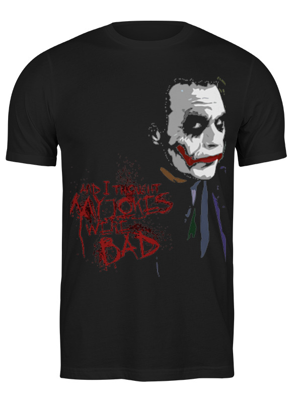 

Футболка мужская Printio Joker черная 2XL, Joker