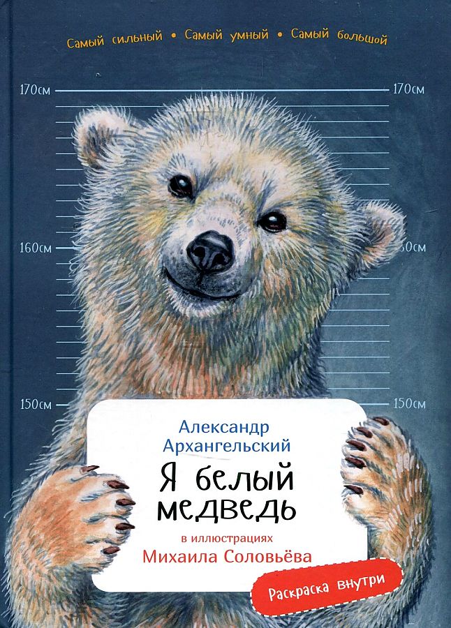 фото Книга я белый медведь с раскрасками альпина паблишер