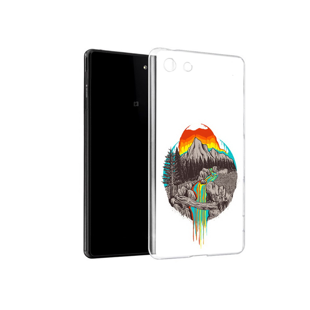 

Чехол MyPads Tocco для Sony Xperia M5 Радужный водопад (PT16167.241.144), Прозрачный, Tocco