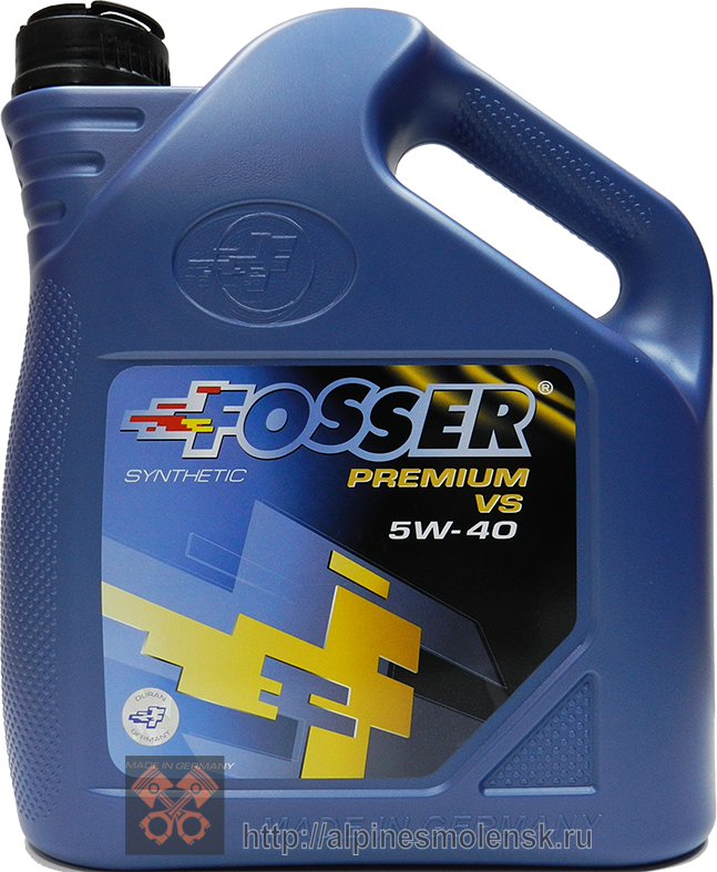 Моторное масло FOSSER синтетическое Premium VS 5W40 4л