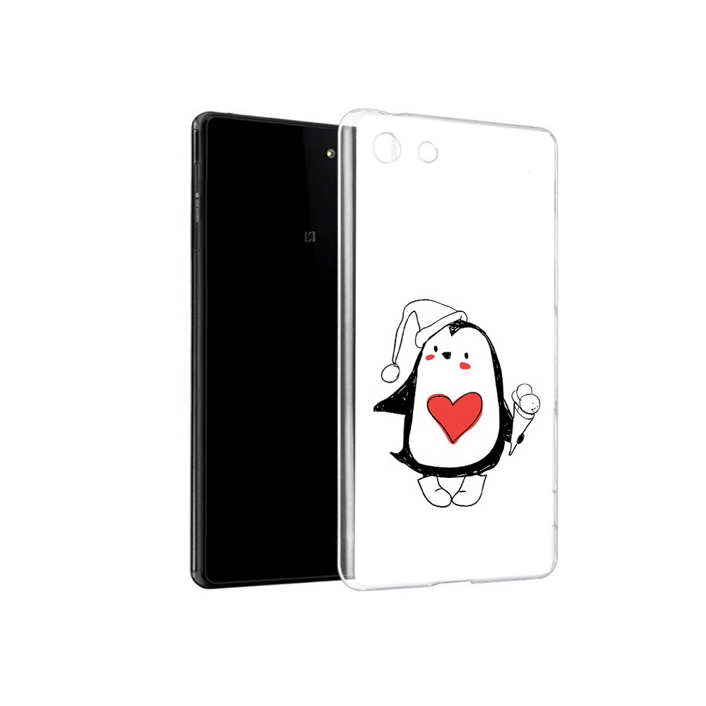 

Чехол MyPads Tocco для Sony Xperia M5 Пингвин с мороженым (PT16167.241.135), Прозрачный, Tocco