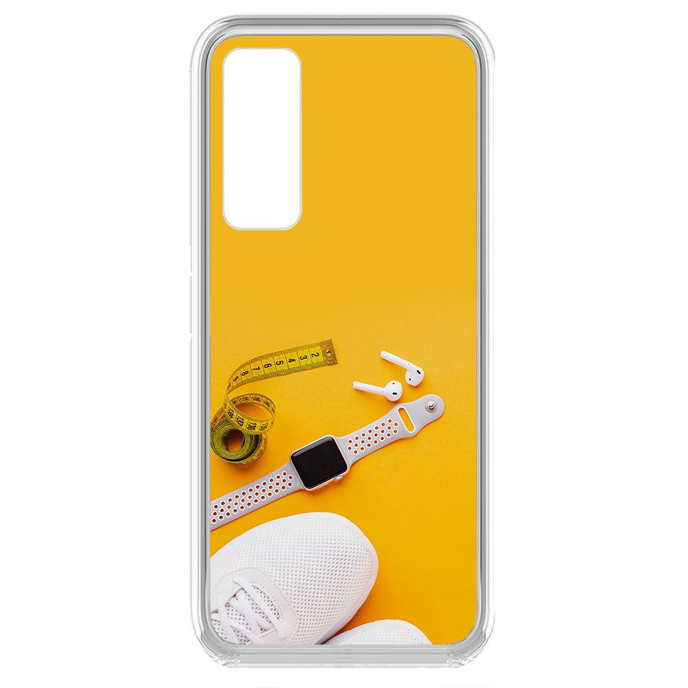 фото Чехол-накладка krutoff clear case кроссовки женские фитнес для huawei p smart 2021