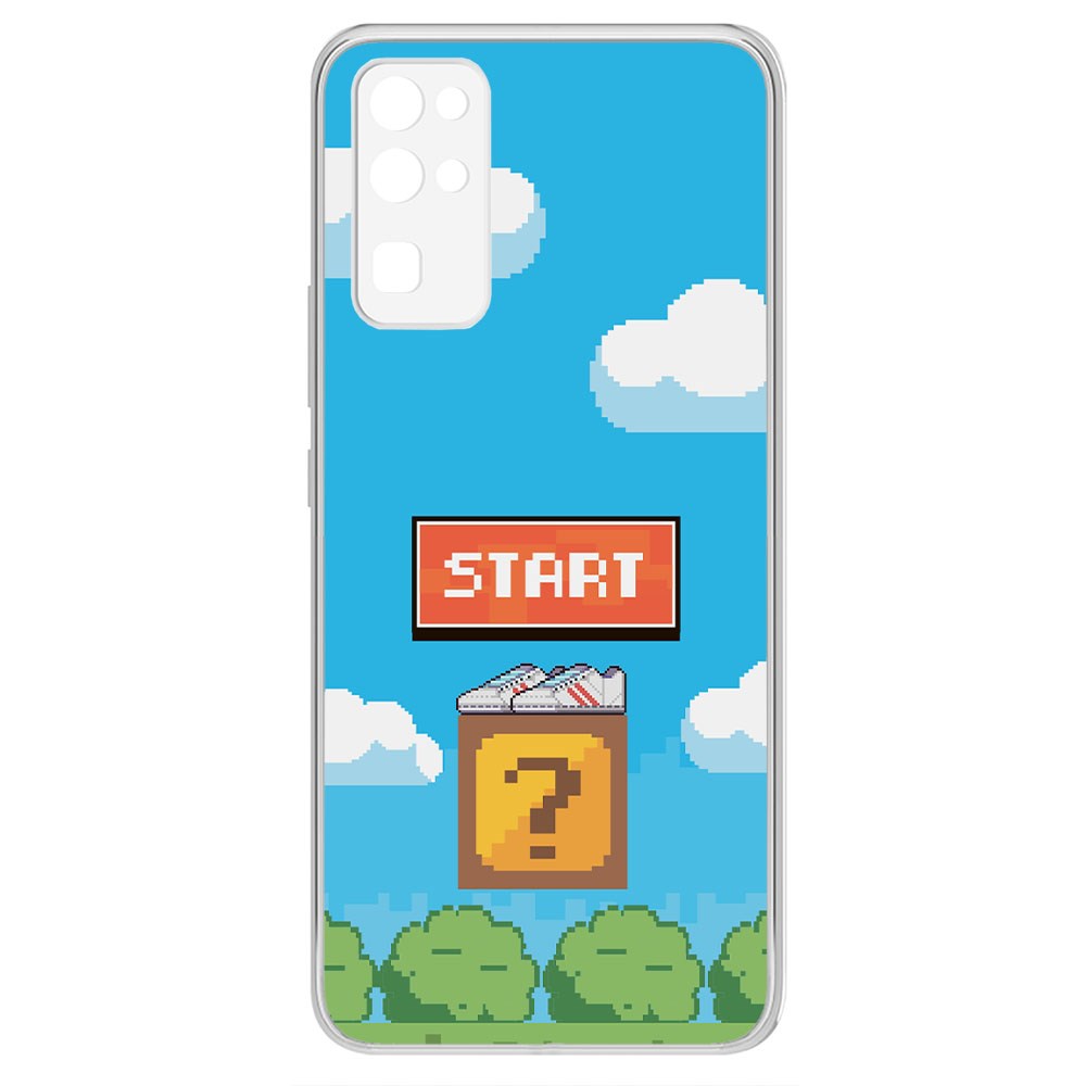 

Чехол-накладка Krutoff Clear Case Кроссовки детские 8-Бит для Honor 30