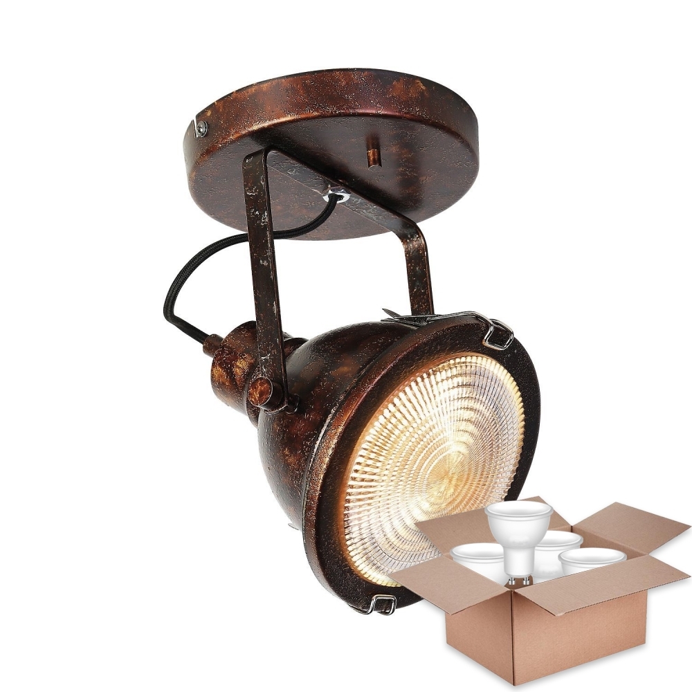 

Спот с лампочкой Favourite Industria 1898-1W+Lamps Gu10