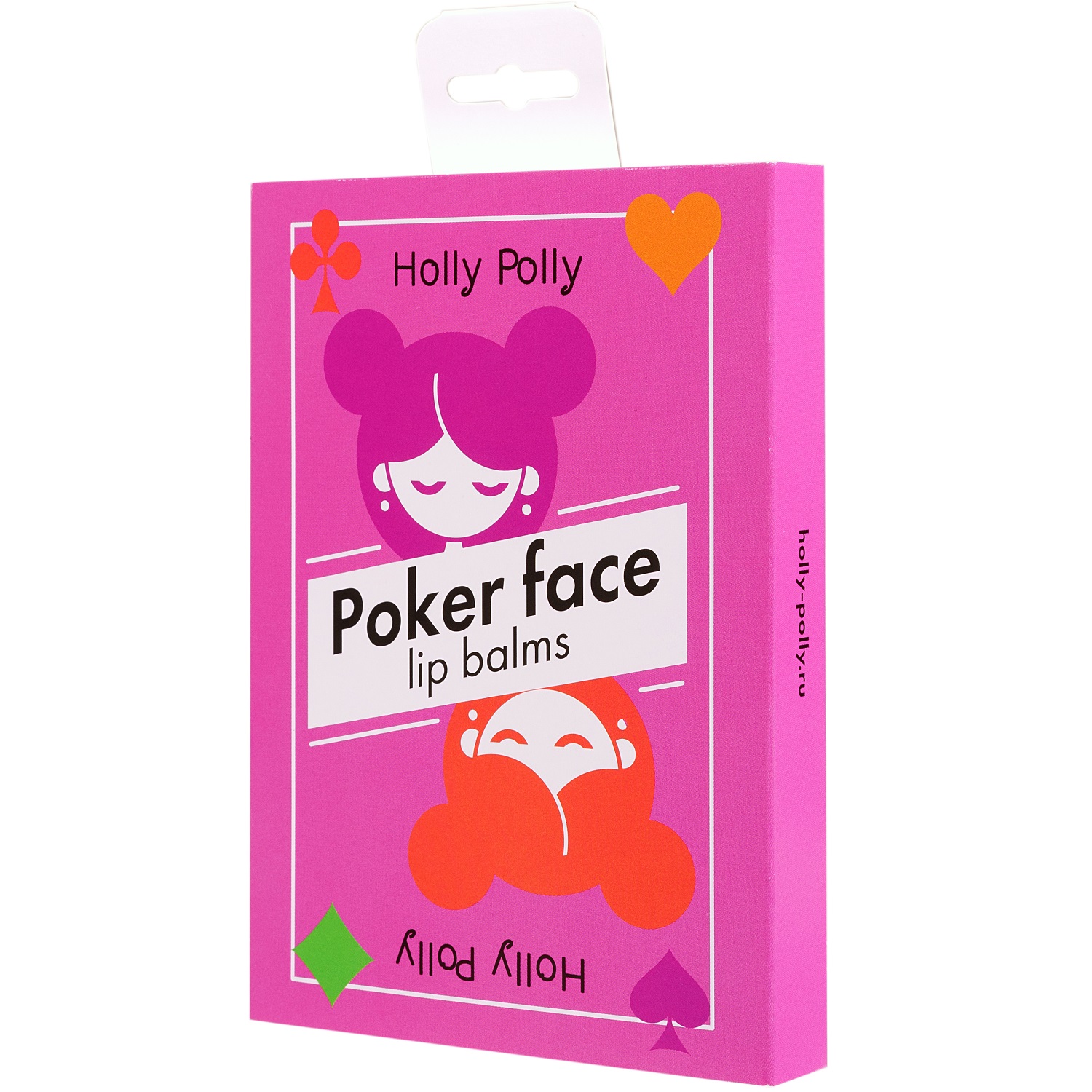 Набор для губ Holly Polly Poker Face GAME TIME бальзам  4 шт 4,8 гр