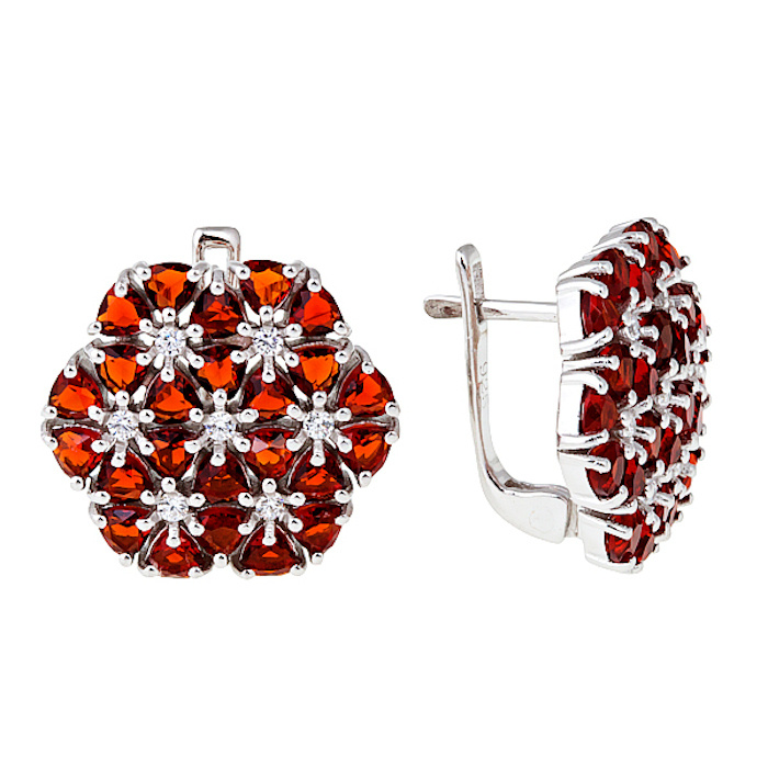 

Серьги из серебра с гранатом Balex Jewellery 2410931646, 2410931646