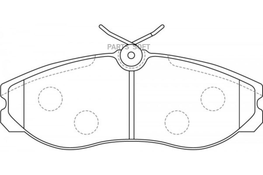 

Тормозные колодки NiBK передние для Ford Maverick 1993-2001/Nissan Terrano 1993 PN2213