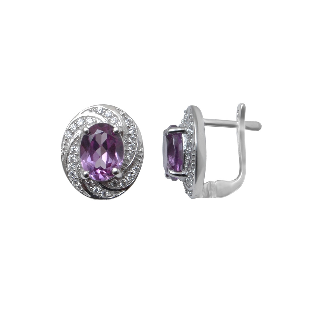 

Серьги из серебра с александритом Balex Jewellery 2410931638, 2410931638