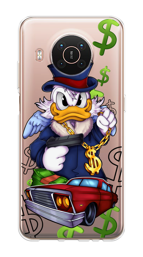 

Чехол на Nokia X20"Scrooge McDuck with a Gold Chain", Красный;синий;белый, 124250-6