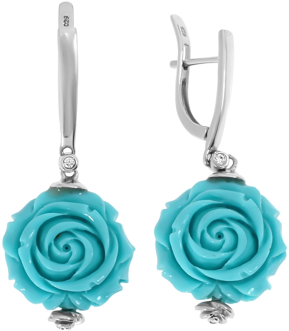 

Серьги из серебра с бирюзой Balex Jewellery 2432920040, 2432920040