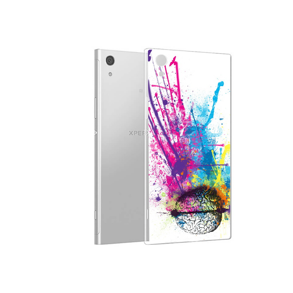 

Чехол MyPads Tocco для Sony Xperia XA1 яркий красочный мозг (PT67093.240.710), Прозрачный, Tocco