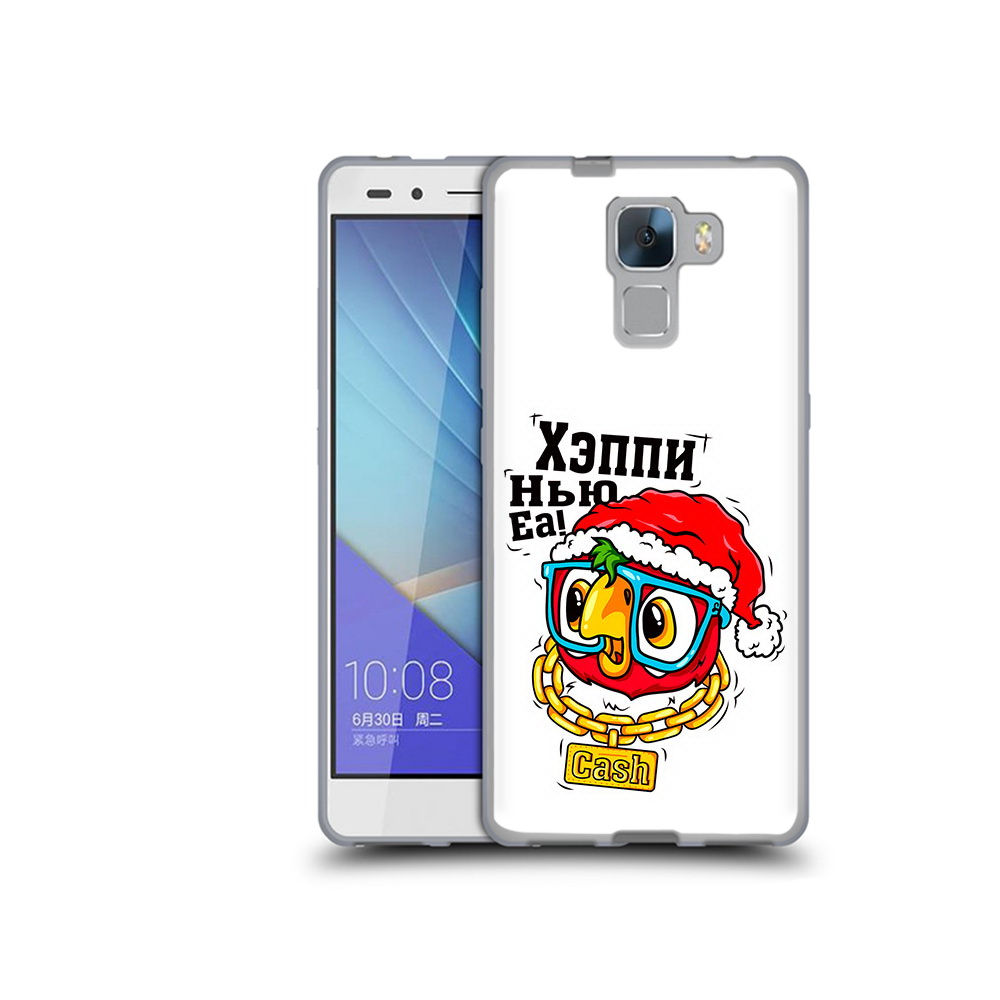 

Чехол MyPads Tocco для Honor 7 Хэппи нью еа (PT28758.36.196), Прозрачный, Tocco
