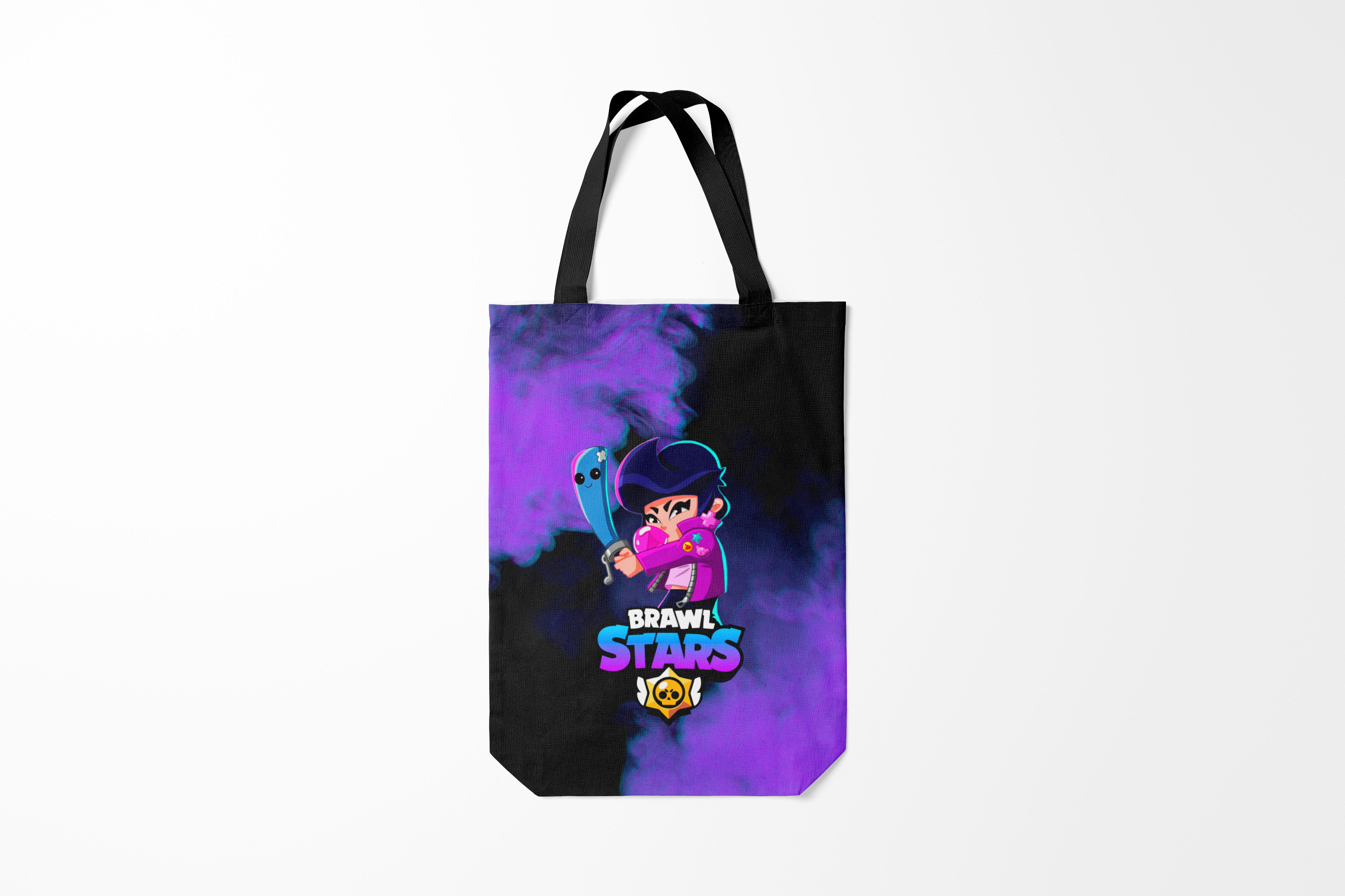 

Сумка шoппер унисекс Burnettie Brawl Stars BEA., черный, Brawl Stars BEA.