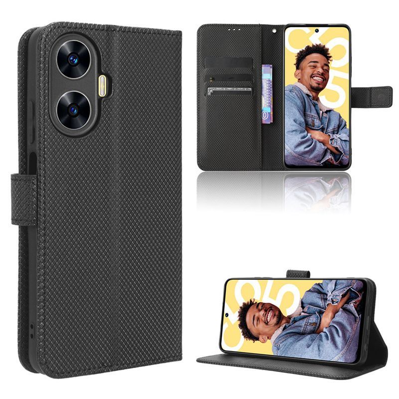 

Защитный чехол книжка MyPads для смартфона Huawei Nova Y91/Enjoy 60X, Черный