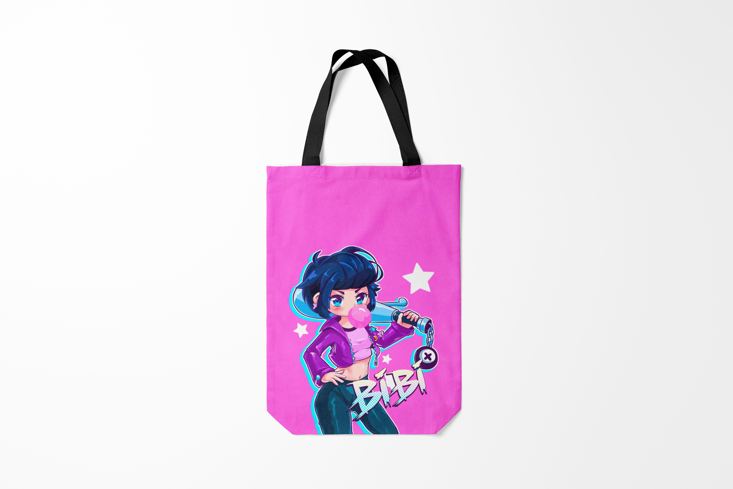 

Сумка шoппер унисекс Burnettie Brawl Stars BEA., черный; фиолетовый, Brawl Stars BEA.