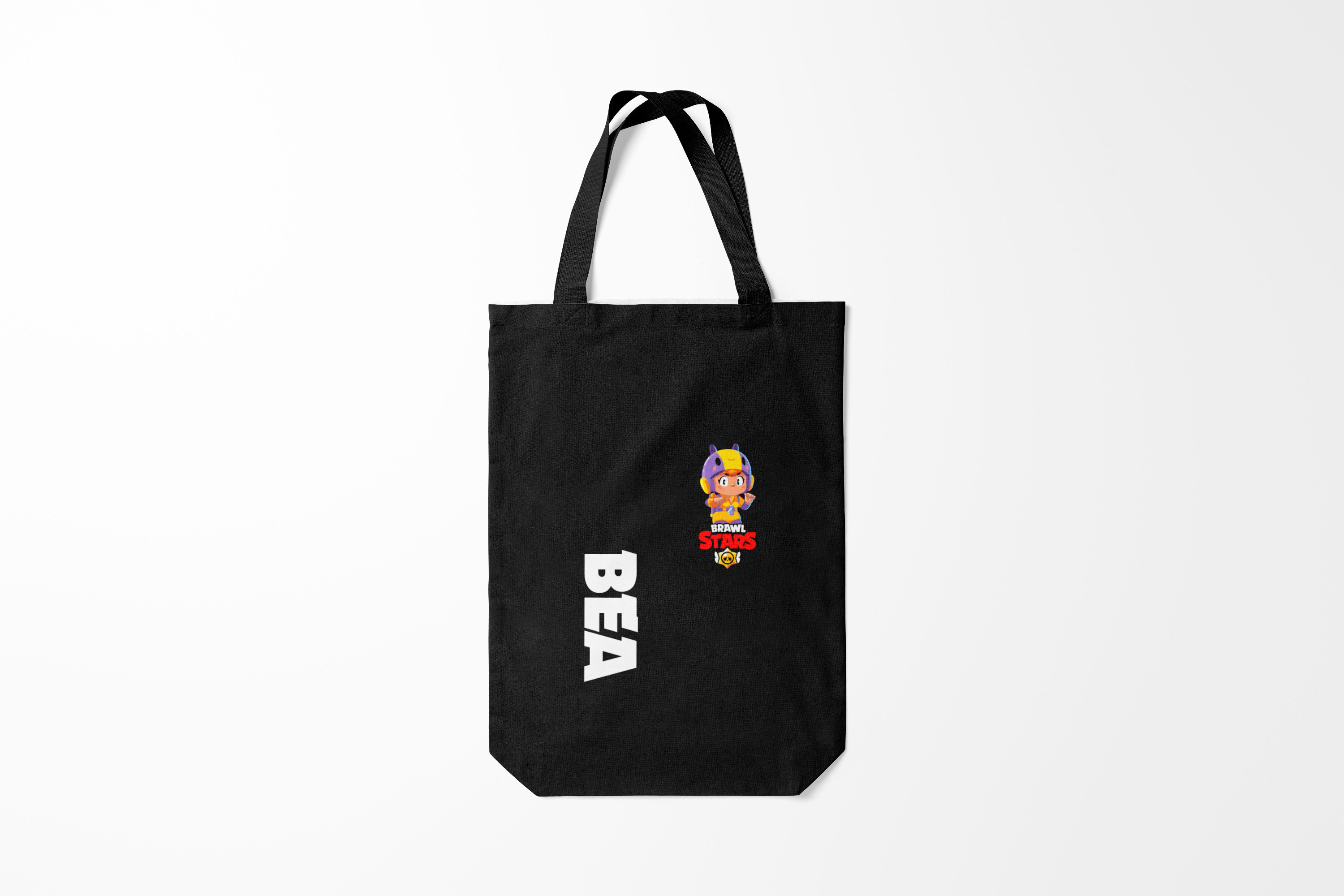 

Сумка шoппер унисекс Burnettie Brawl Stars BEA., черный, Brawl Stars BEA.