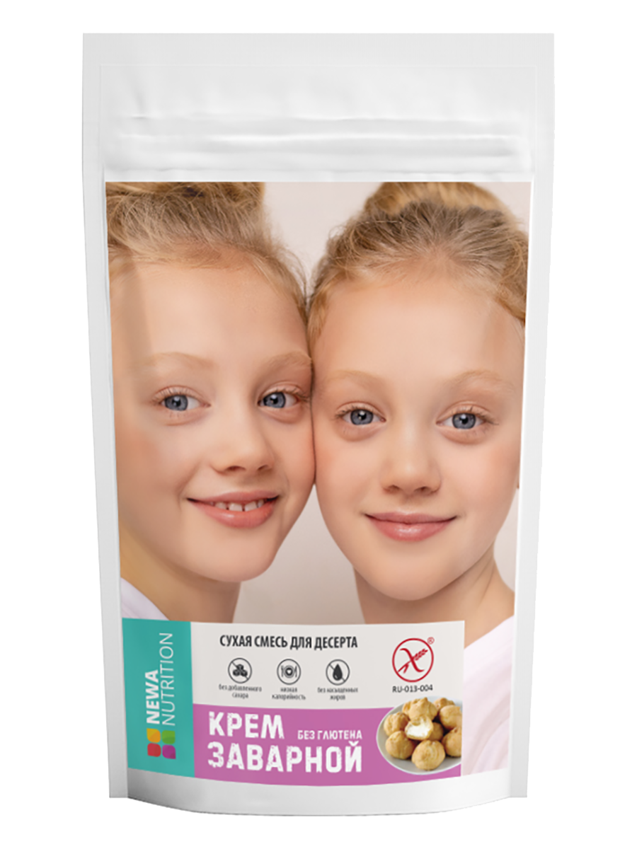 

Безглютеновая смесь для заварного крема, 150 г, Newa Nutrition