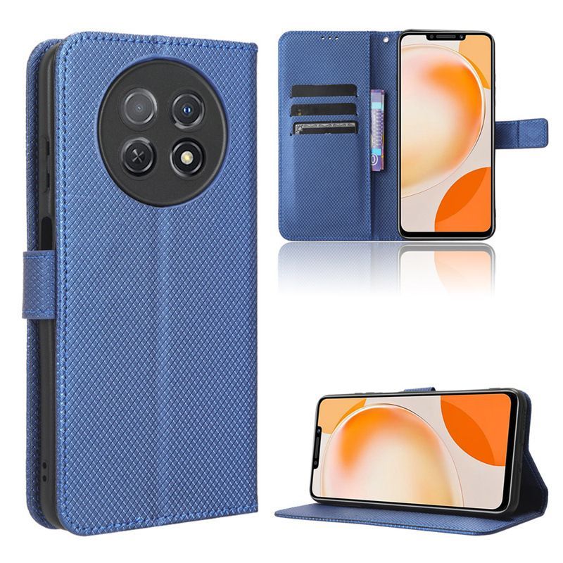 

Многофункциональный защитный чехол книжка MyPads для смартфона Huawei Nova Y91/Enjoy 60X, Синий