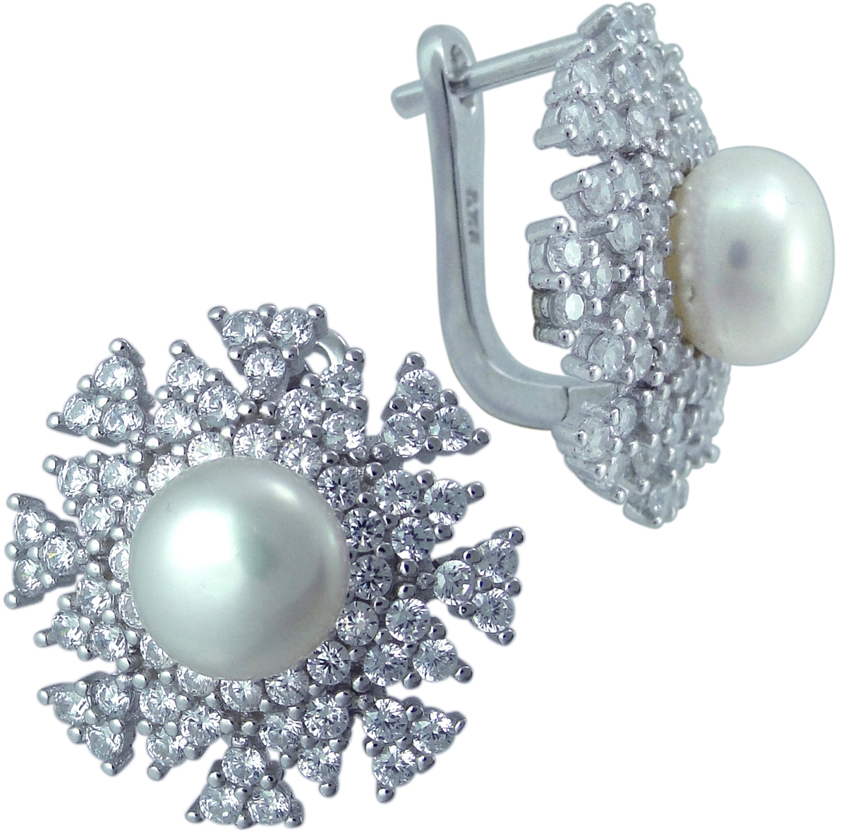 

Серьги из серебра с жемчугом Balex Jewellery 2405937433, 2405937433