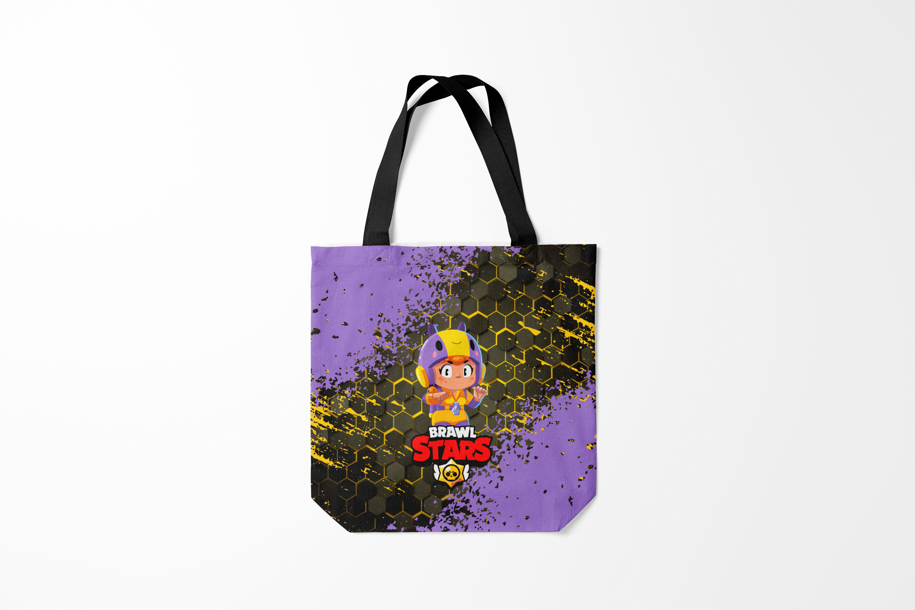 

Сумка шoппер унисекс Burnettie Brawl Stars BEA, желтый, Brawl Stars BEA