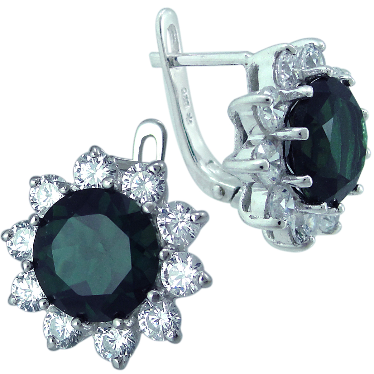 

Серьги из серебра со шпинелью Balex Jewellery 2405937678, 2405937678