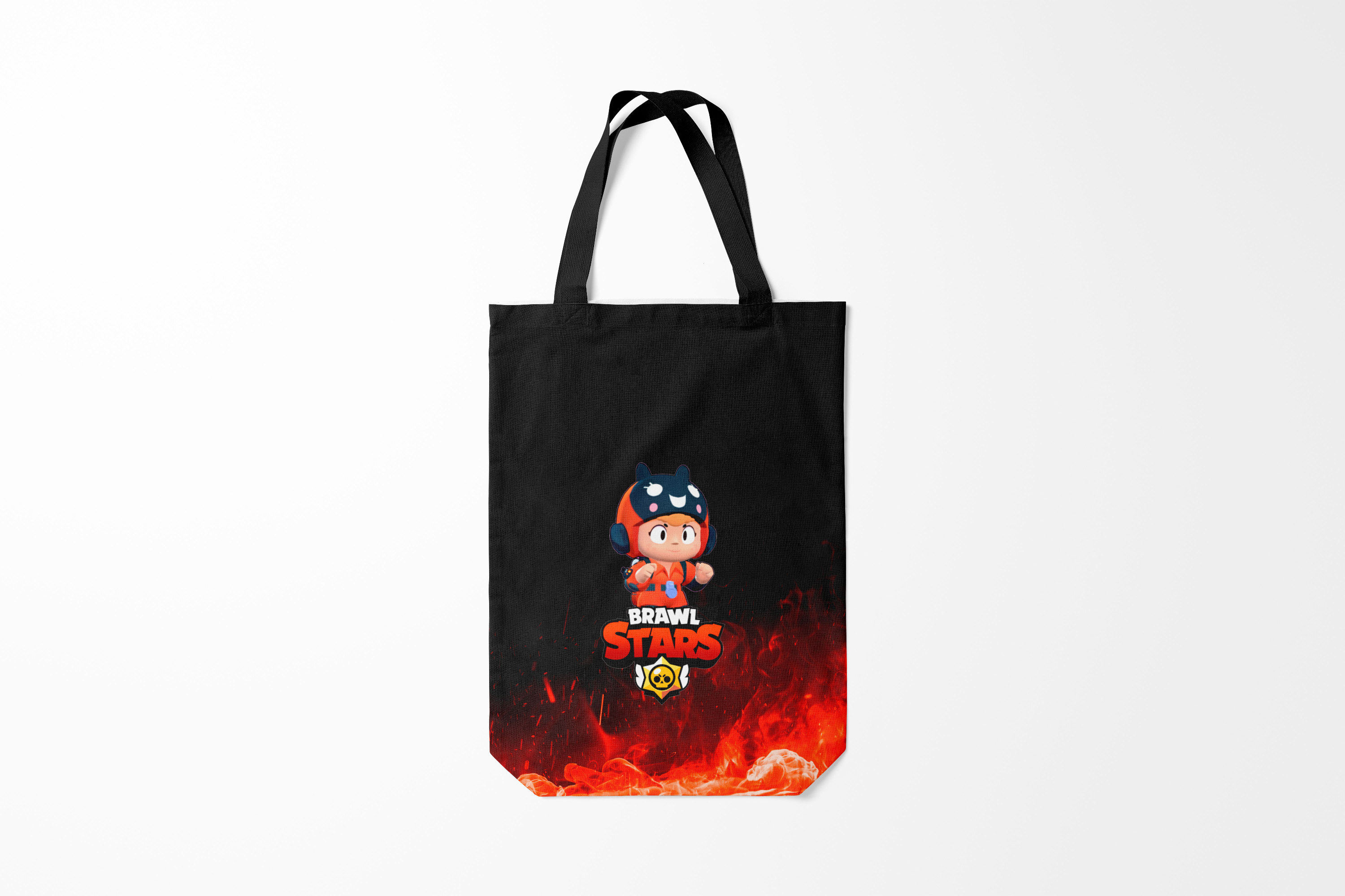 

Сумка шoппер унисекс Burnettie Brawl Stars BEA, желтый; фиолетовый, Brawl Stars BEA