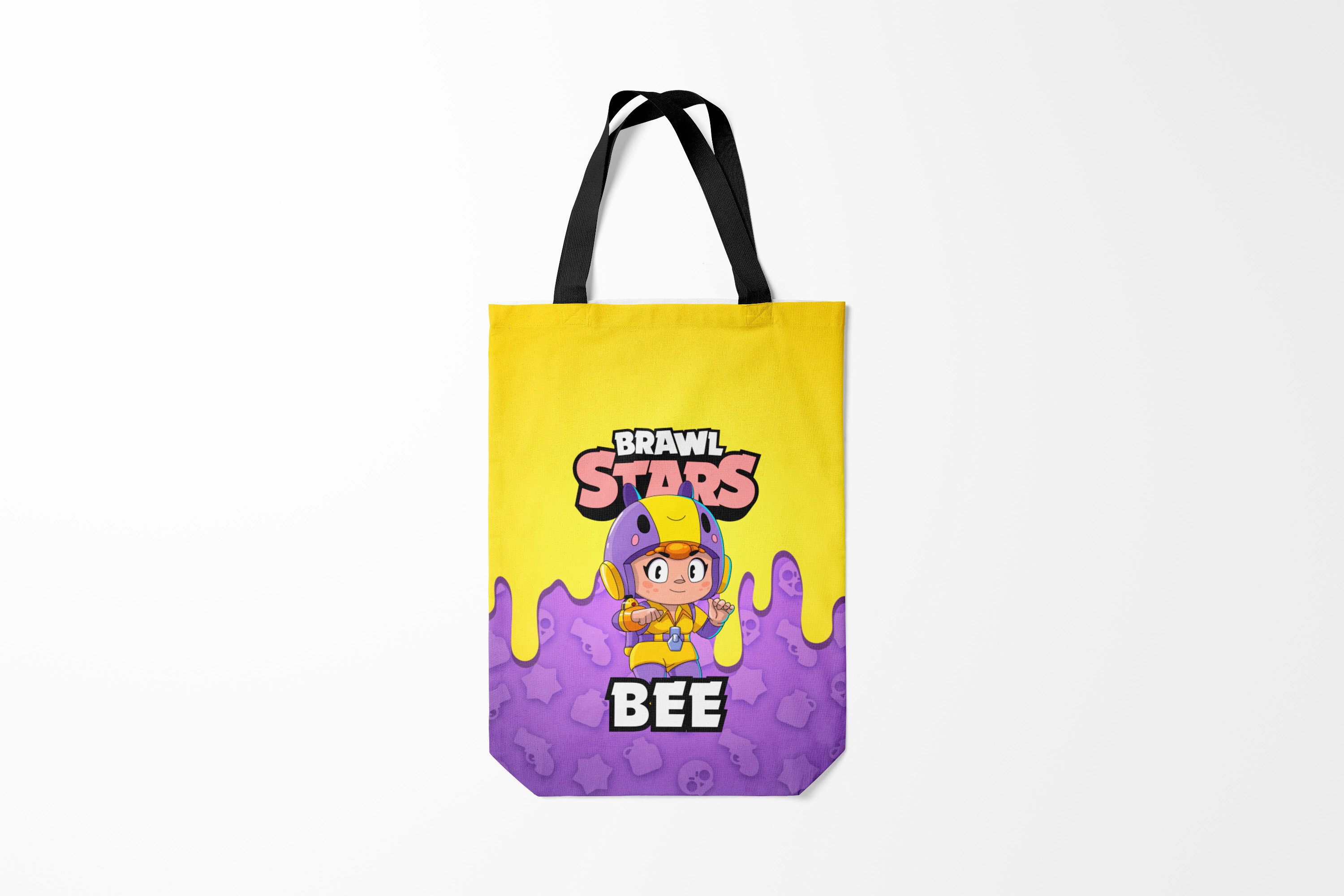 

Сумка шoппер унисекс Burnettie Brawl Stars B.S. MECHA CROW, черный; синий, Разноцветный, Brawl Stars B.S. MECHA CROW