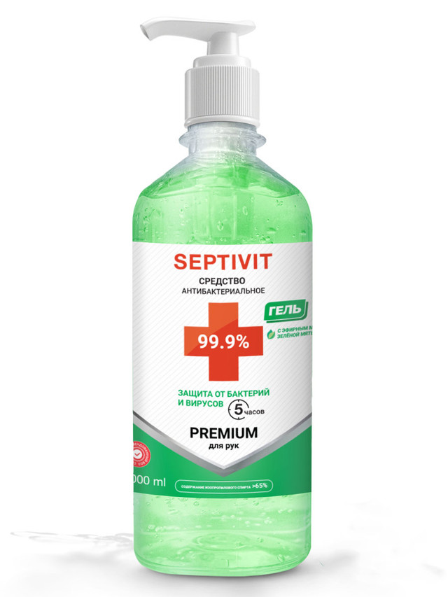 

Антисептический гель для рук спиртовой Septivit Premium 1000 мл