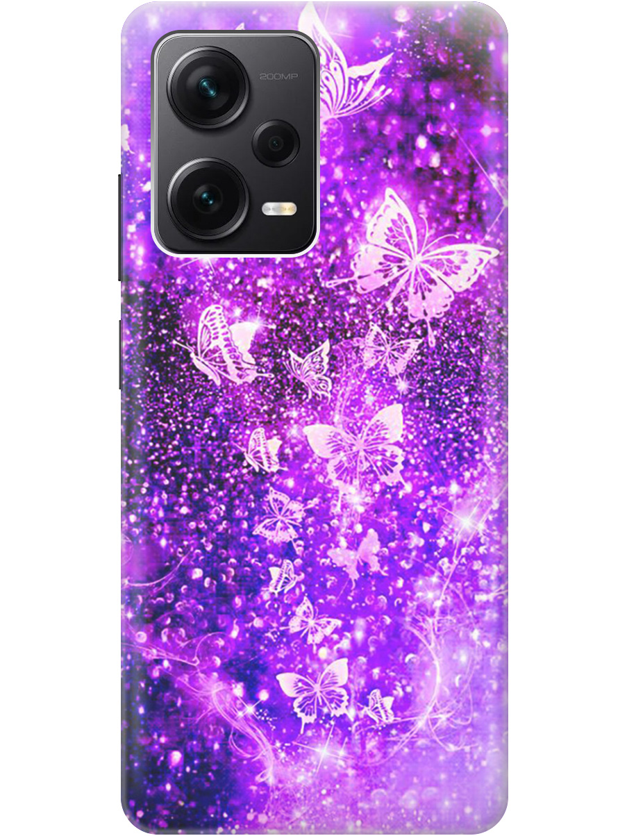 

Чехол на Xiaomi Redmi Note 12 Pro / Note 12 Pro+ / Note 12 Explorer Edition (804862), Фиолетовый;черный, 20000120