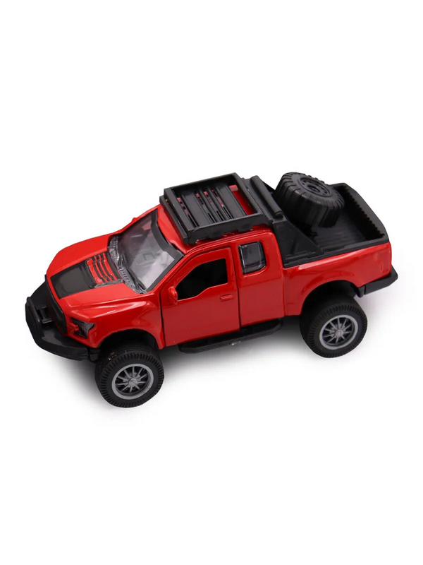 

Машина Funky Toys Die-cast, Форд, инерционная, открываются двери, красная, M 1:32