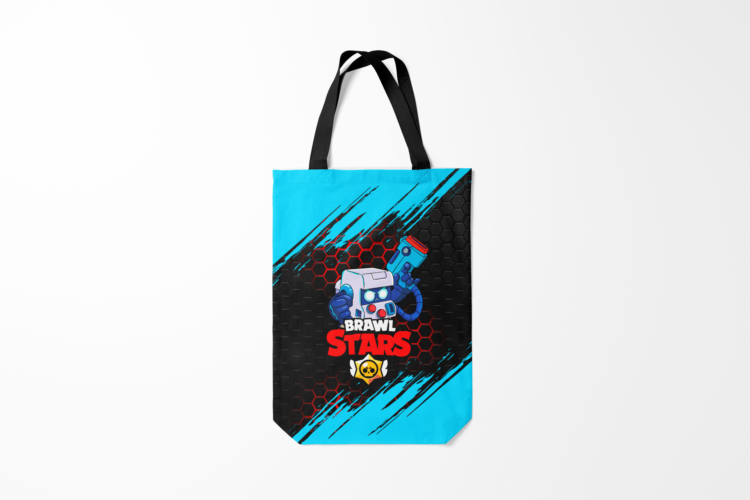 

Сумка шoппер унисекс Burnettie Brawl Stars, оранжевый, Brawl Stars