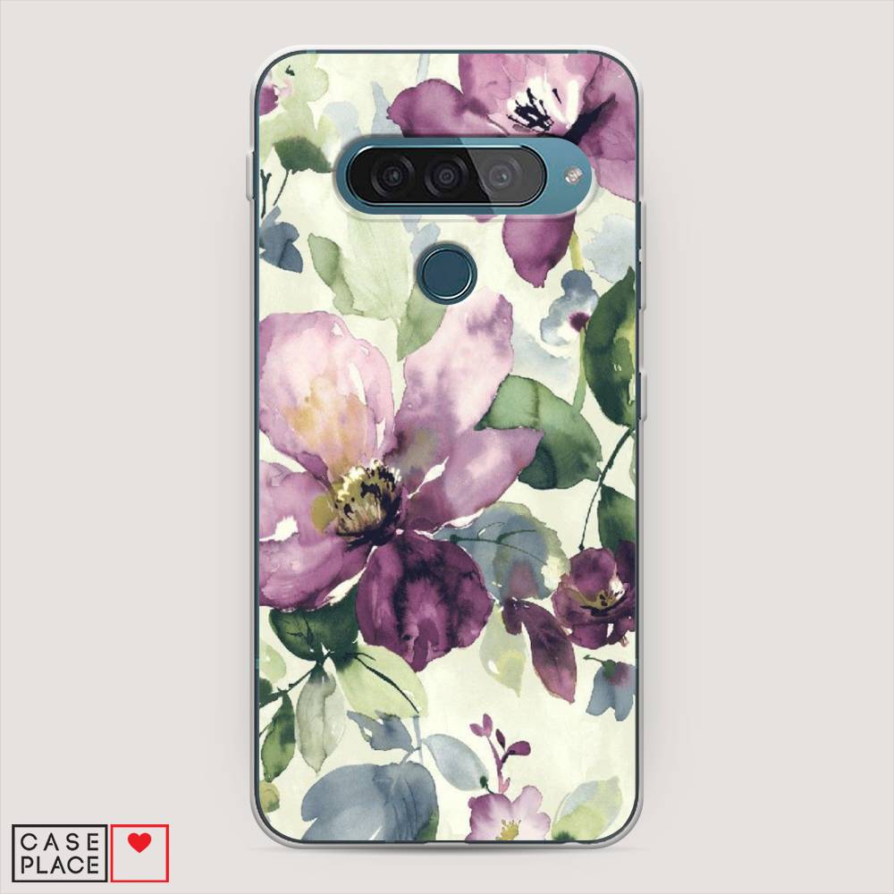 

Чехол Awog "Сиреневые цветы-акварель" для LG G8s ThinQ, 84050-10