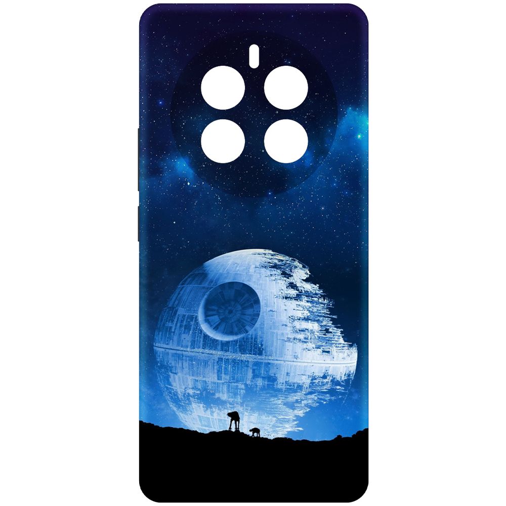 

Чехол-накладка Krutoff Soft Case Звездные Войны. Звезда смерти для Realme 12 Pro 5G черный