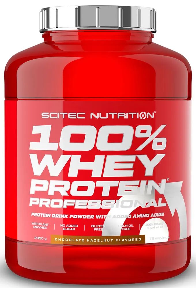 Протеин сывороточный Scitec Nutrition 100% Whey Protein Professional 2350 г шоколад-фундук