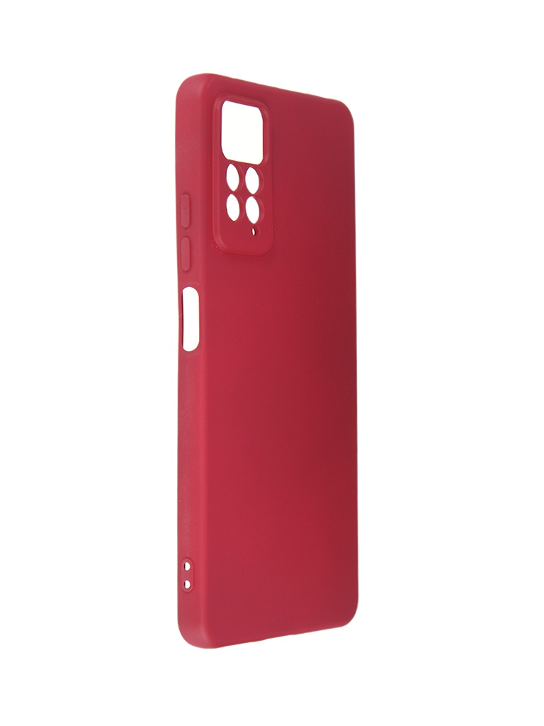 фото Чехол neypo для xiaomi redmi note 11 pro silicone case 2.0mm bordo nsc49590