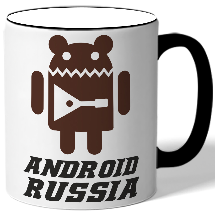 фото Кружка drabs android russia - русский андроид