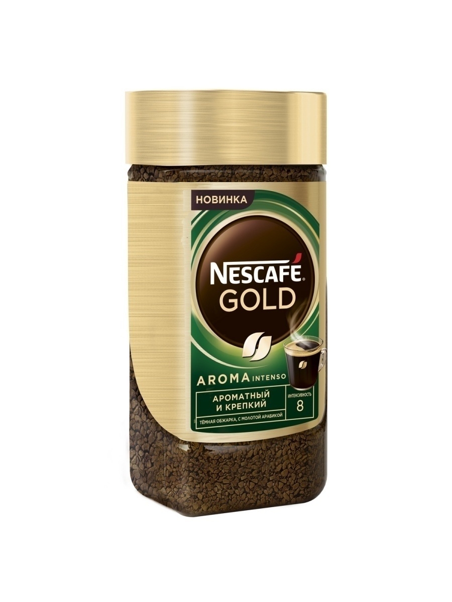 фото Кофе nescafe gold aroma intenso растворимый 170 г