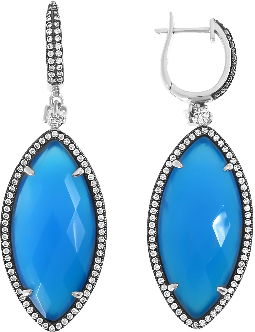 

Серьги из серебра с агатом Balex Jewellery 2439930009, 2439930009