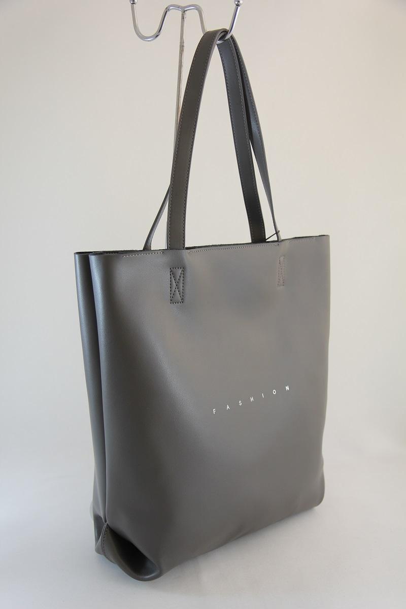 Шоппер женский Polina Eiterou 806 глубокий серый 9900₽