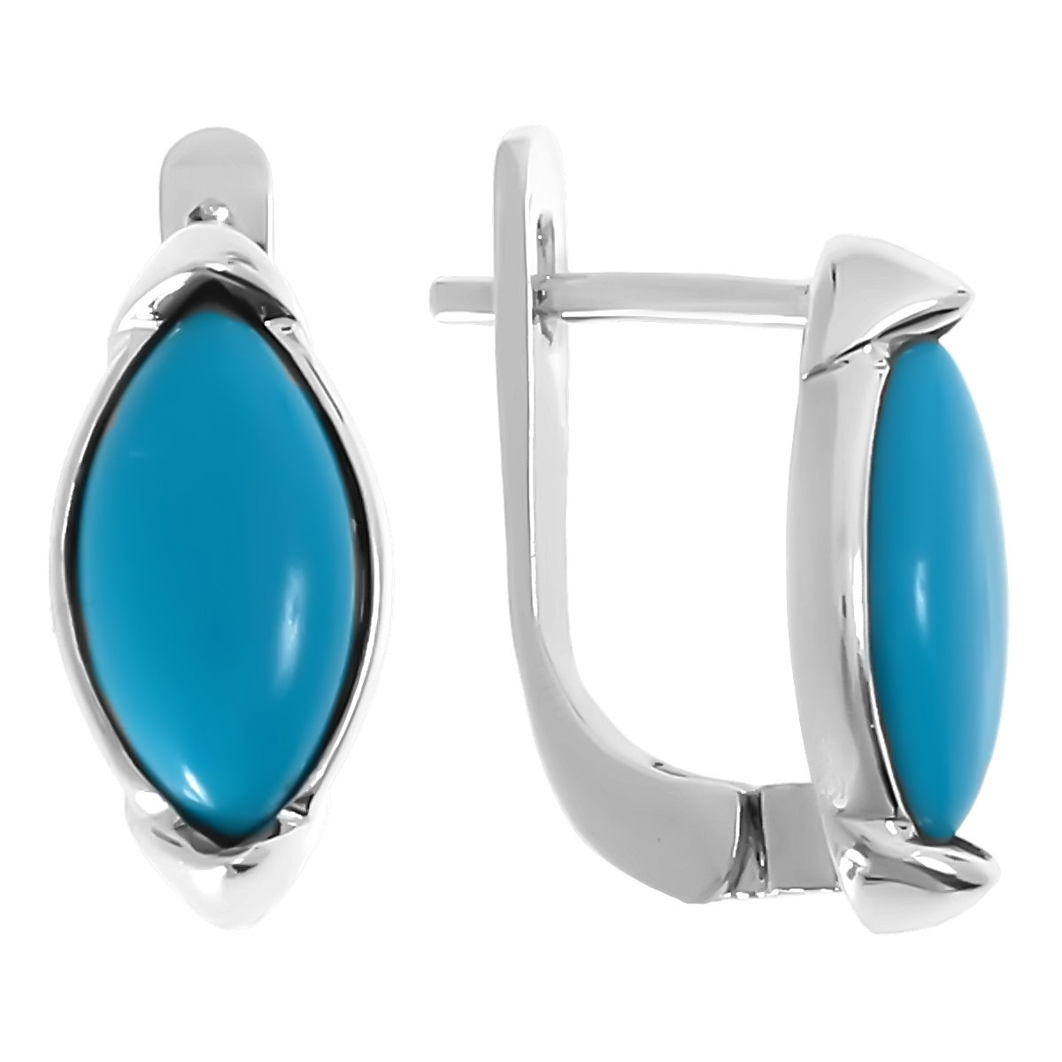 

Серьги из серебра с бирюзой Balex Jewellery 2421930221, 2421930221