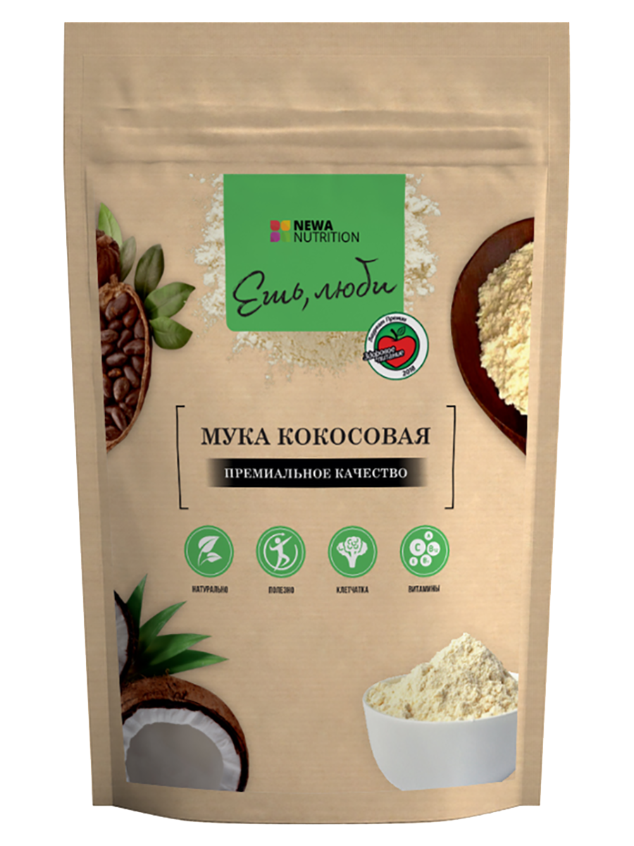 

Мука кокосовая, 200 г, Newa Nutrition