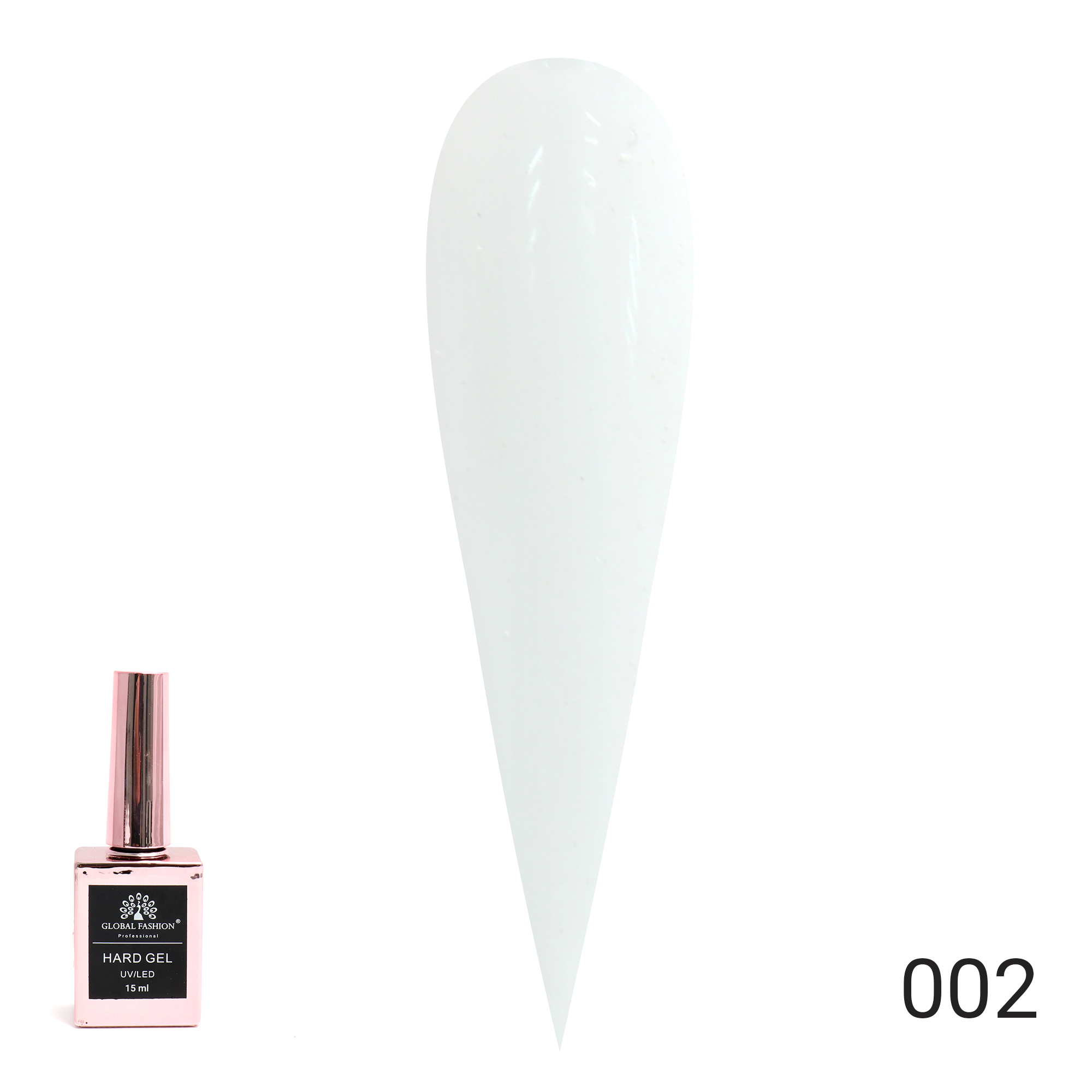 

Твёрдый гель (Hard Gel) 15 мл Global Fashion, 02