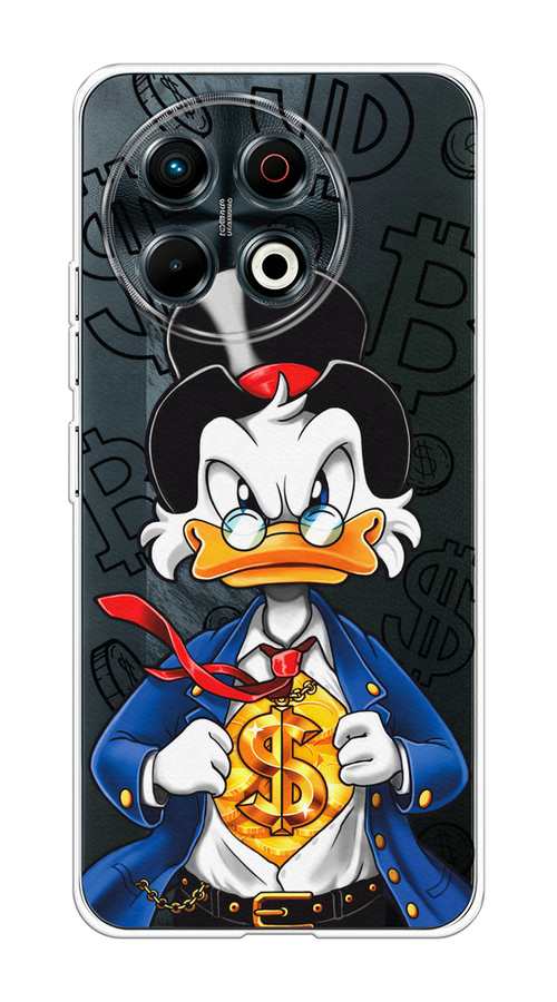

Чехол на Tecno Spark 30 Pro Scrooge Goldman, Черный;белый;синий, 309850-1