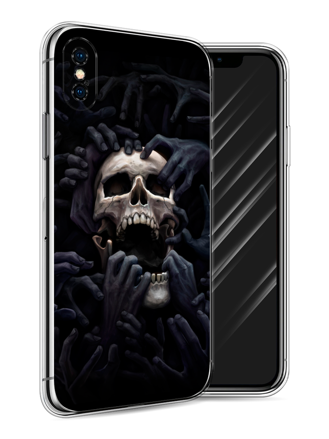 

Чехол Awog на Apple iPhone X (10) / Айфон X (10) "Череп 29", Разноцветный, 11050-9