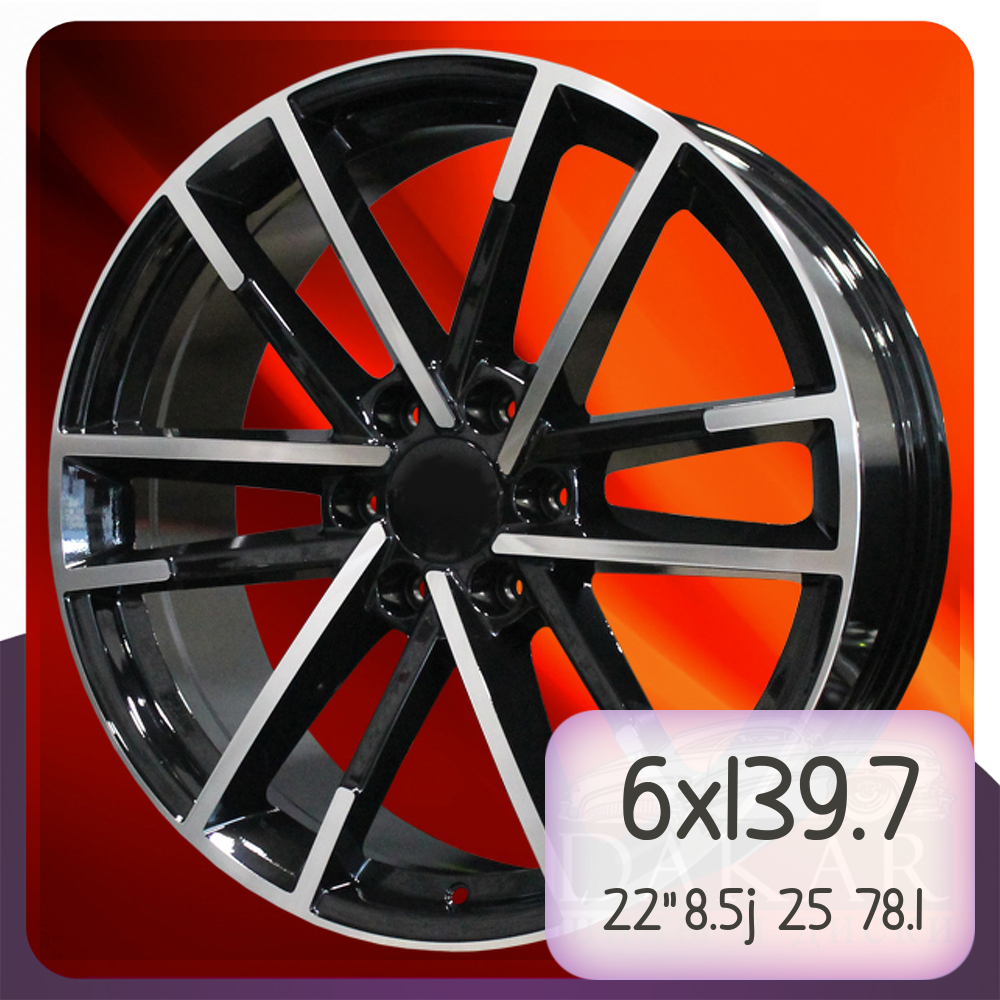 

Колесный диск DWS NS-1633 22"-8.5j 6x139.7 ET25 DIA78.1 BFP, NS-1633